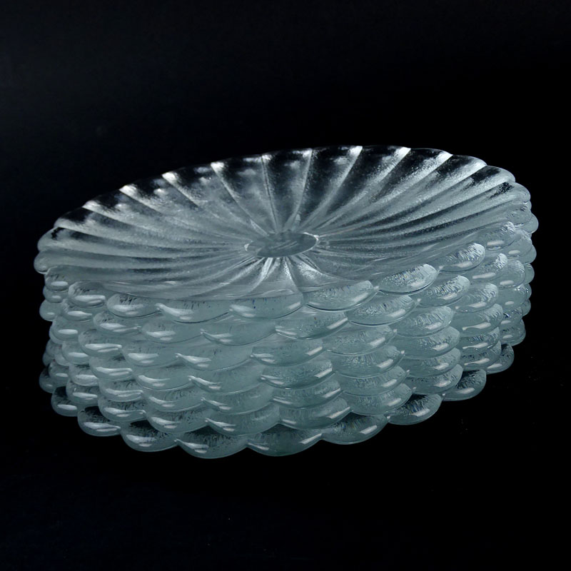 Seven (7) Rosenthal Studio-Linie Glass Plates