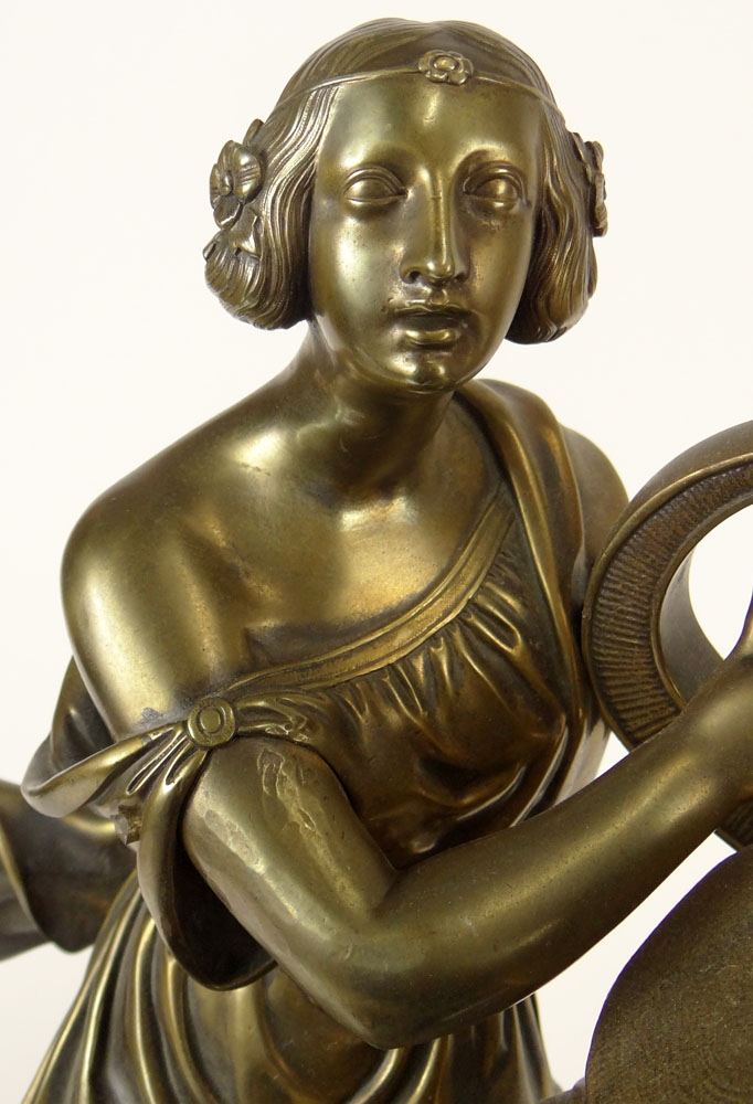 Romantic style Gilt Bronze Sculpture