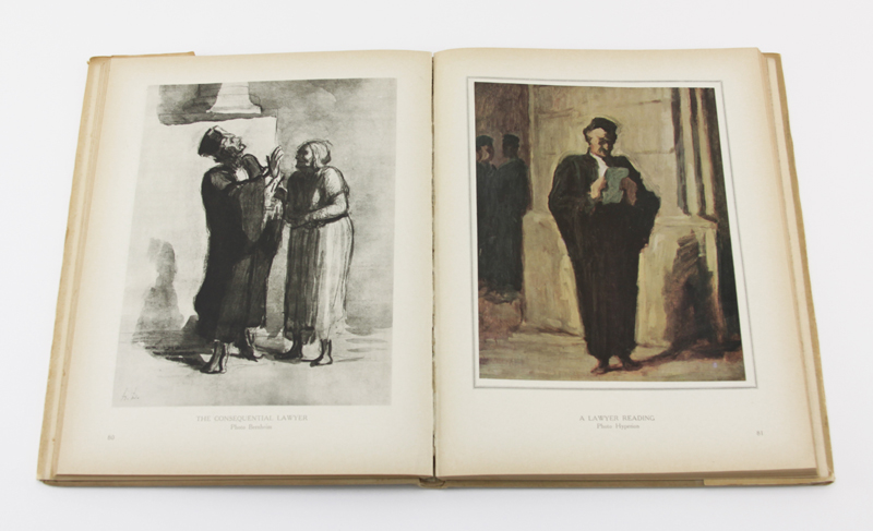 Honoré Daumier, French (1808-1879) Lithograph "Conversation d'Avocats"