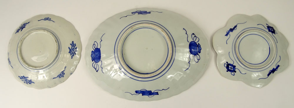 Lot of Three (3) Japanese Imari Porcelain Plates