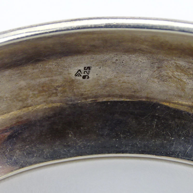 Two (2) Vintage Sterling Silver Bangle Bracelets