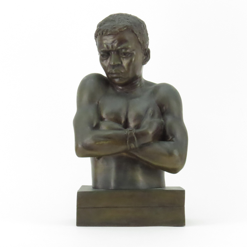 After: Anton Van Wouw, South Africa (1862-1945) "Shangaan" Bronze Sculpture. 