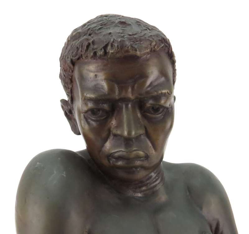 After: Anton Van Wouw, South Africa (1862-1945) "Shangaan" Bronze Sculpture. 