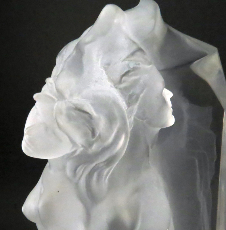 Frederick Hart, American  (1943-1999) "Transcendent" Acrylic Sculpture Dated 1991.
