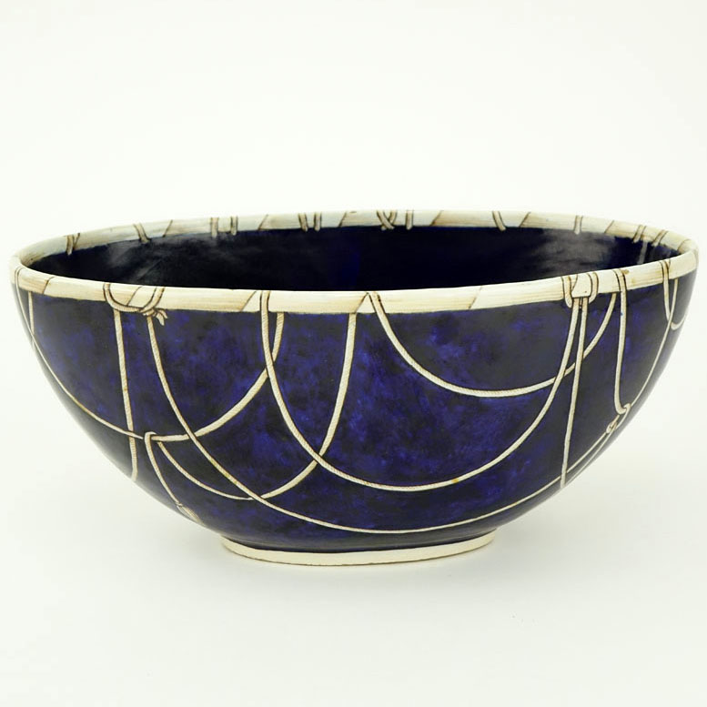 Gio Ponti, Italian (1891-1979) For Ginori, porcelain bowl "My Women - Donatella". 