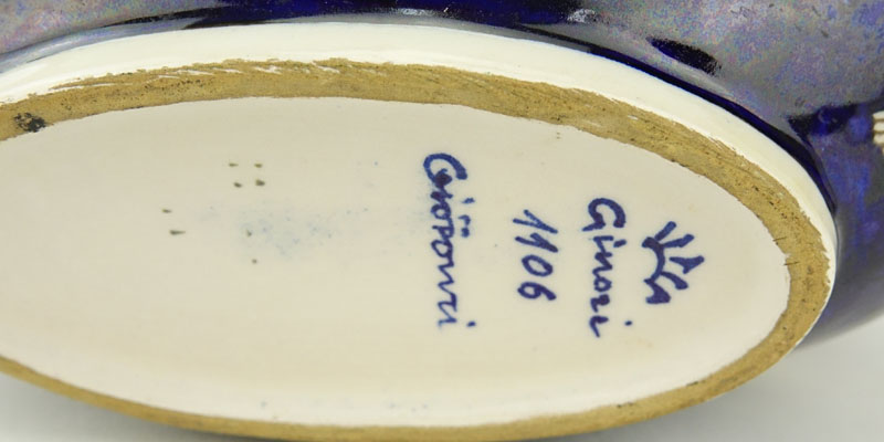Gio Ponti, Italian (1891-1979) For Ginori, porcelain bowl "My Women - Donatella". 