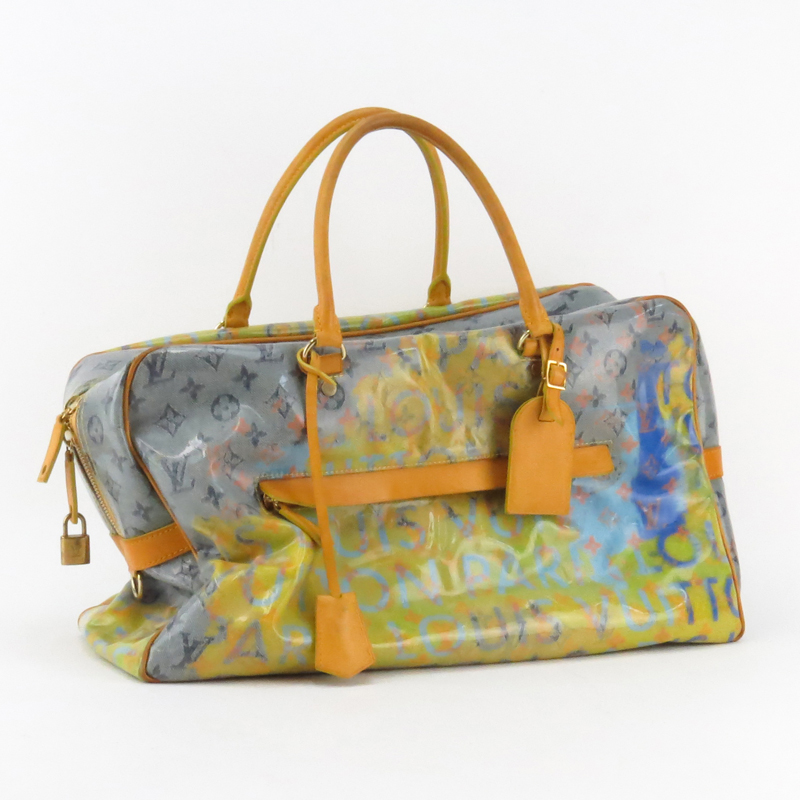 Louis Vuitton By Marc Jacobs In Collaboration With Richard Prince Limited Edition Pulp Weekender Tote.