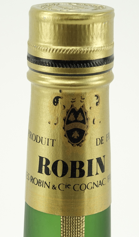 Bottle Robin Napoleon Cognac In Wood Box.
