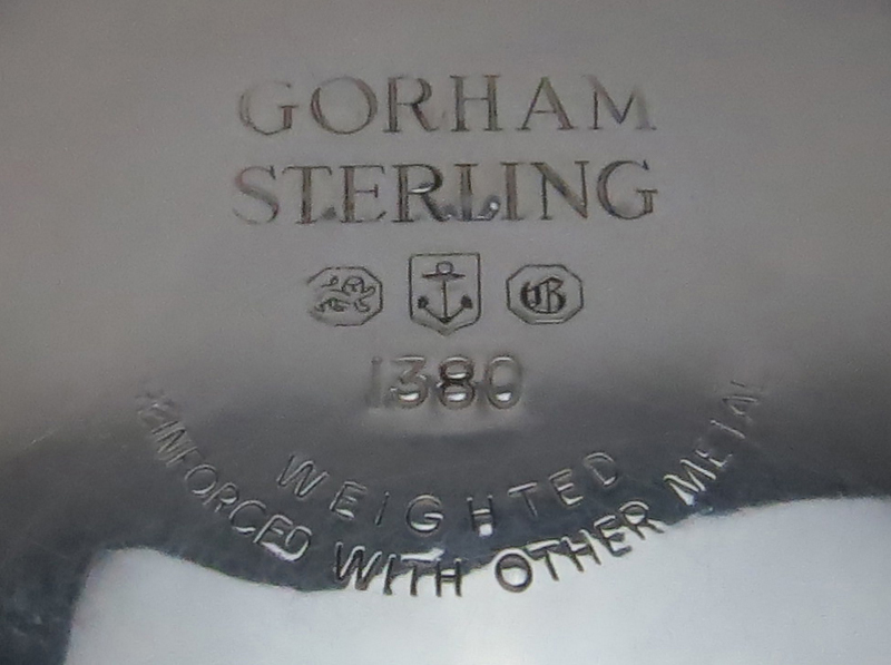Gorham Weighted Sterling Silver Candlesticks.