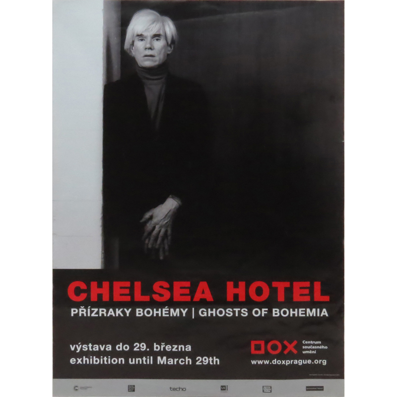 Exhibition Poster From DOX Centre for Contemporary Art 'Chelsea Hotel: Ghosts of Bohemia'