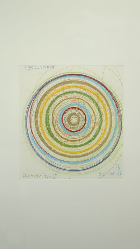 Damien Hirst, British (born 1965) Hand Embellished Etching on paper "I Get Around". 