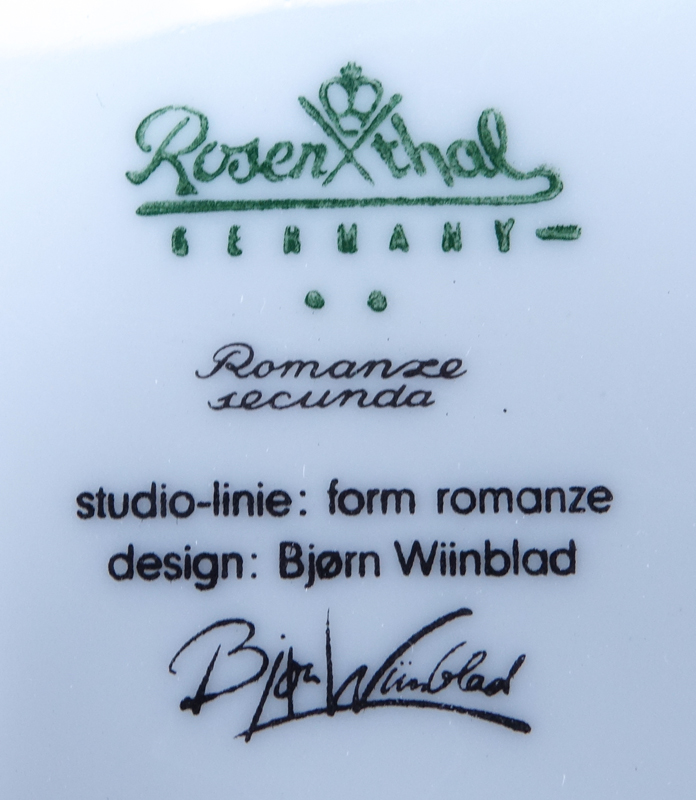 Five 95) Piece Rosenthal "Romanze" Coffee Set. 