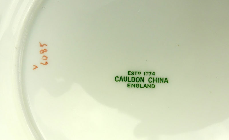 Sixty Six (66) Piece Cauldon England "Malverne" Fine China Dinnerware.