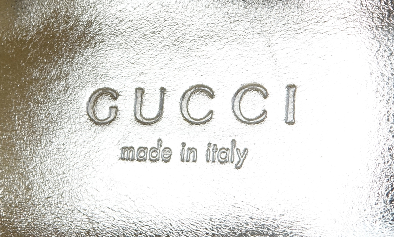 Gucci Emerald Crocodile Peep Toe Platform Pumps With Gold Horsebit.