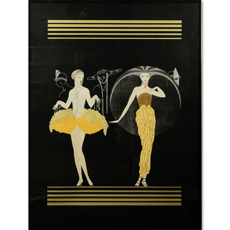 Erte, Russian/French (1892-1990) "Morning Day" Limited Edition Serigraph.