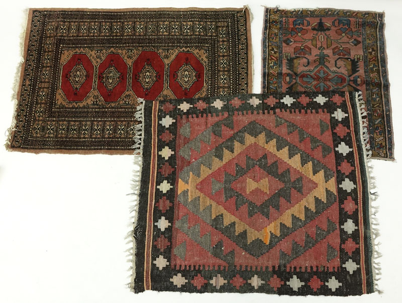 Collection of Three (3) Semi-Antique Rugs.