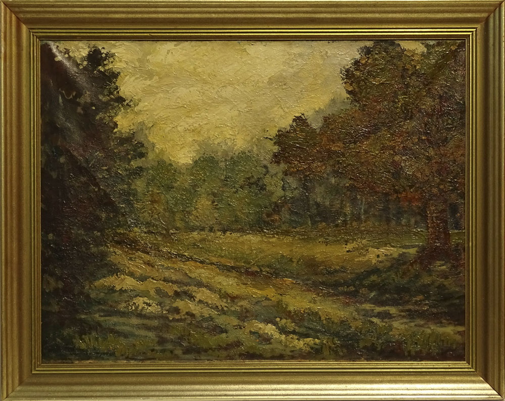 Robert Rafailovich Falk, Russian (1886-1958) oil on canvas, landscape. 