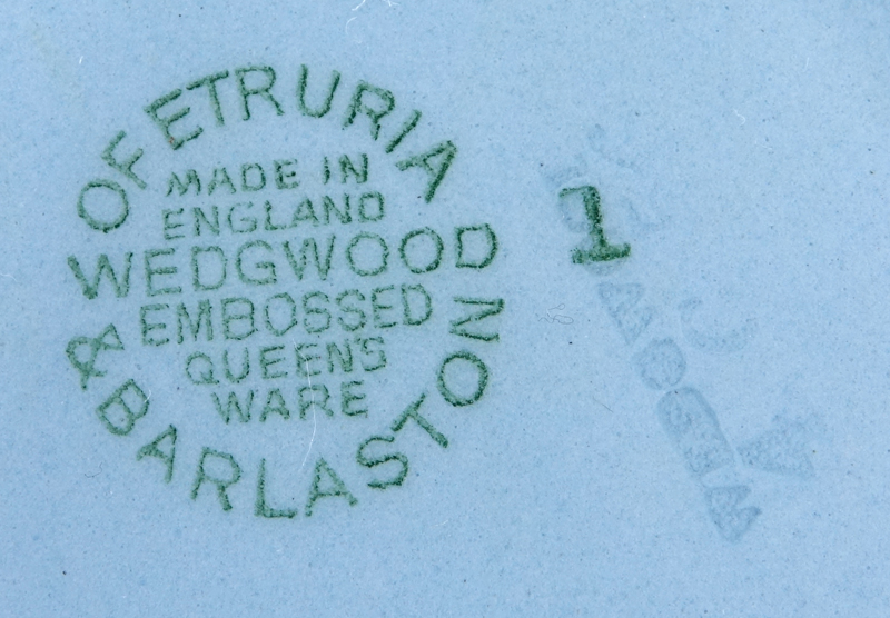 Seventy Two (72) Piece Wedgwood Etruria Embossed Queen's Ware.