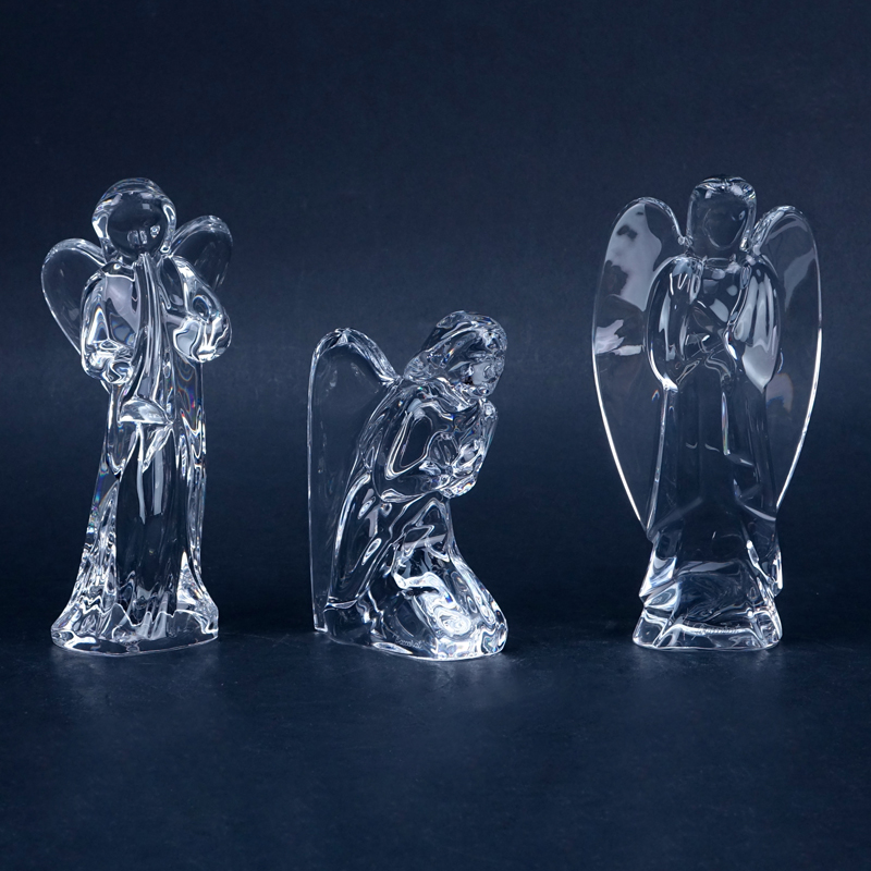 Collection of Six (3) Baccarat Crystal Figurines.