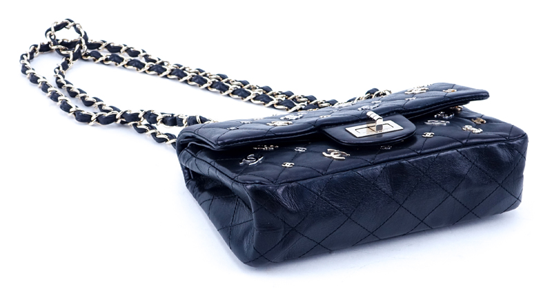Chanel Limited Edition Black Lucky Charms Small Double Flap Bag.