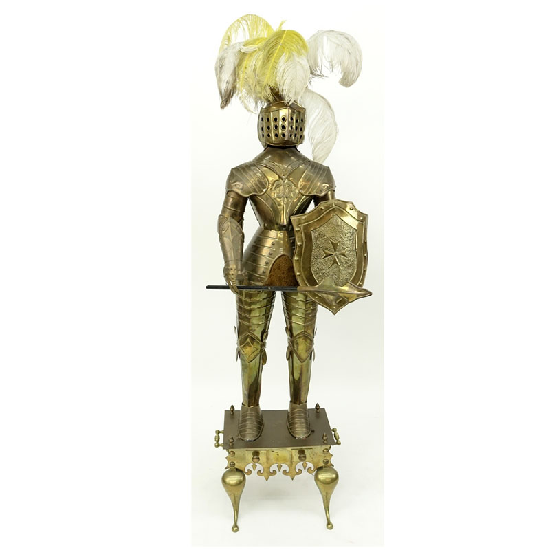 Vintage Maltese Knight In Armor Figure.