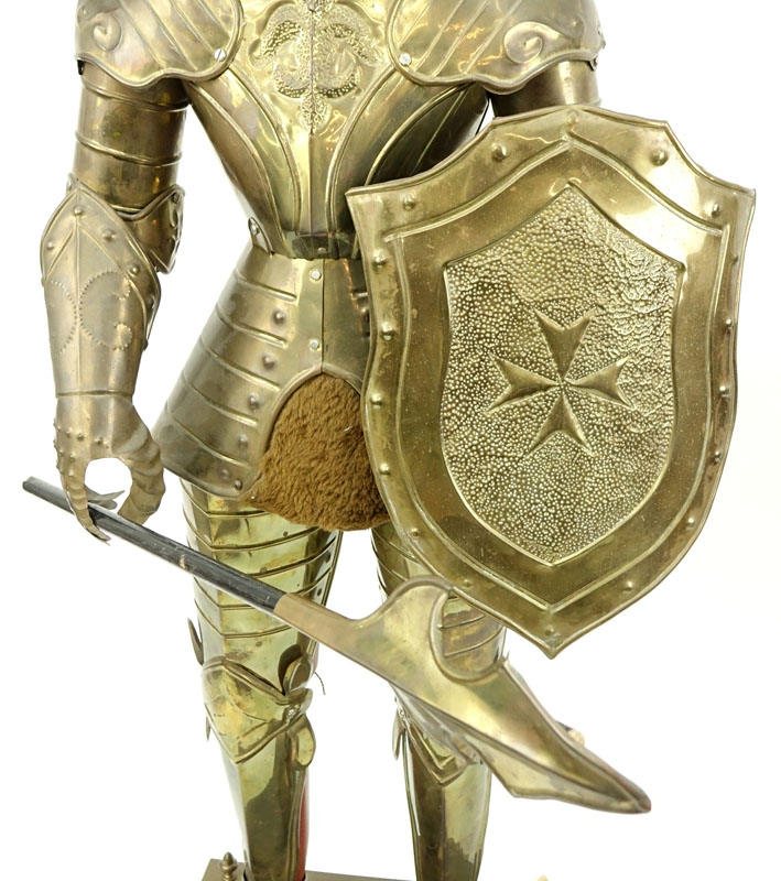 Vintage Maltese Knight In Armor Figure.