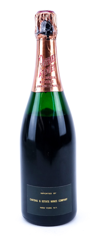 Vintage 1975 Perrier-Jouet Fleur de Champagne Bottle in Presentation Box.