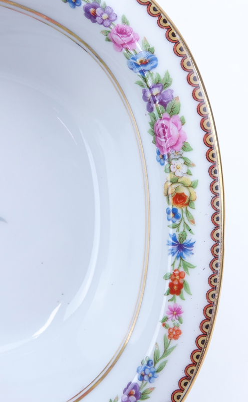 Ninety One (91) Pc. Limoges Raynaud & Co Porcelain Dinnerware.