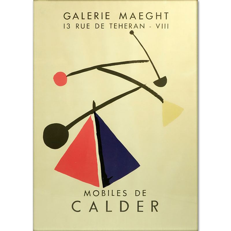 Alexander Calder Galerie Maeght Mobiles de Calder Poster Print.