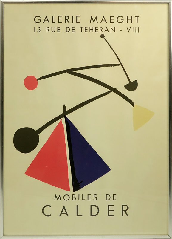 Alexander Calder Galerie Maeght Mobiles de Calder Poster Print.
