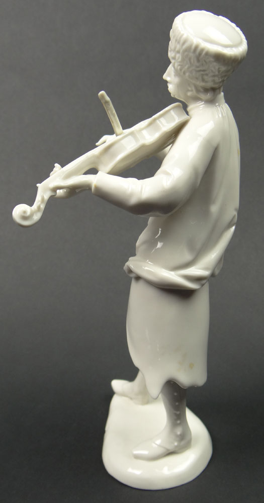 Nymphenburg Porcelain Figure of a "Violinist". 