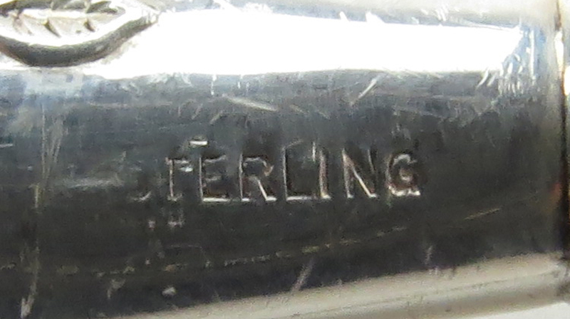 Ambassador Cutlery Mfg. & CO Sheffield England Sterling Silver Handle Carving Set.