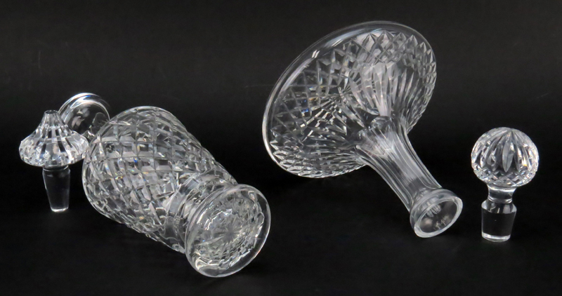 Grouping of Two (2) Waterford Cut Crystal Decanters.