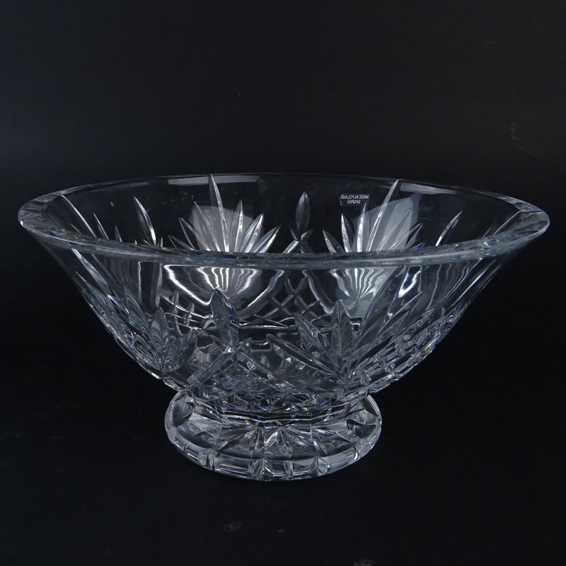 Two (2) European Art Glass Vase and Bowl. Stromberg Blue Vase, signed.