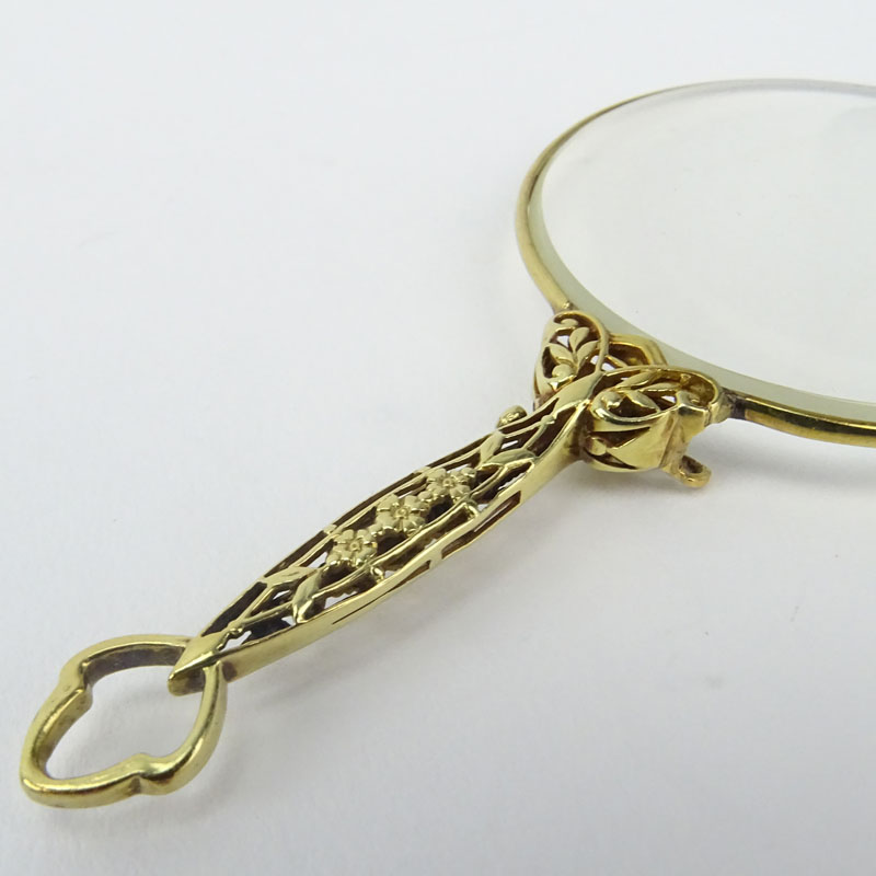 Pair of Antique 14K Yellow Gold Lorgnette.