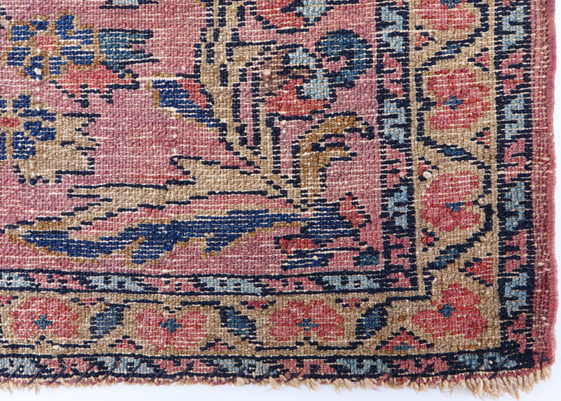 Small Semi Antique Persian Door Mat.
