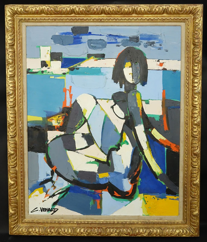 Claude Venard, French (1913-1999) Oil on canvas "Nude" Signed lower left. 