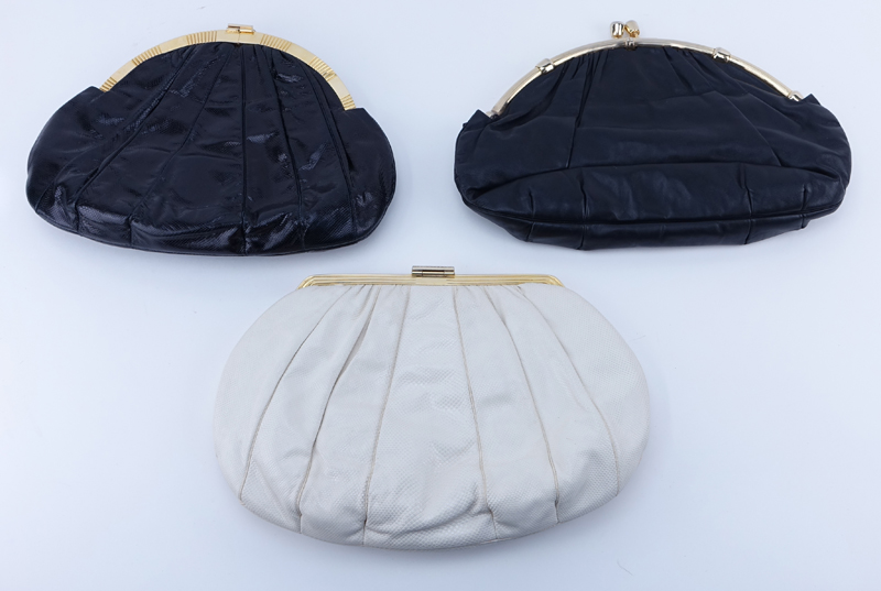 Three (3) Vintage Judith Leiber Clutch Bags.