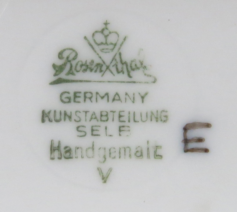 Two (2) Rosenthal Germany handgemalt Glazed Porcelain Figurines.