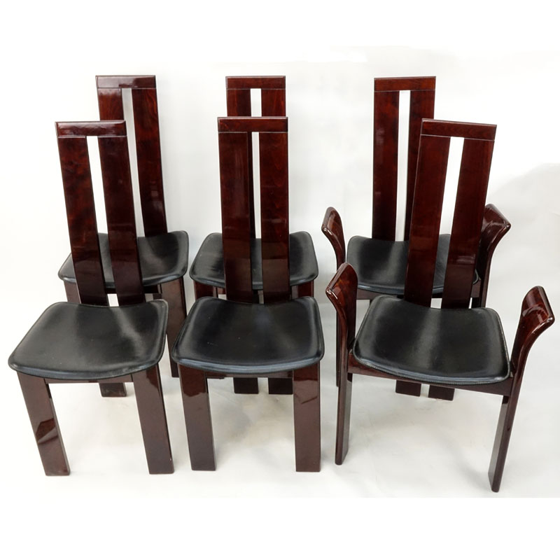 Set of Six (6) Pietro Costantini, Italy, circa 1970's Dining chairs