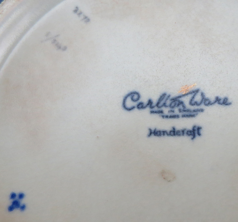 Carlton Ware Handcraft "Cherry" Pattern Pottery Bowl #3272. 
