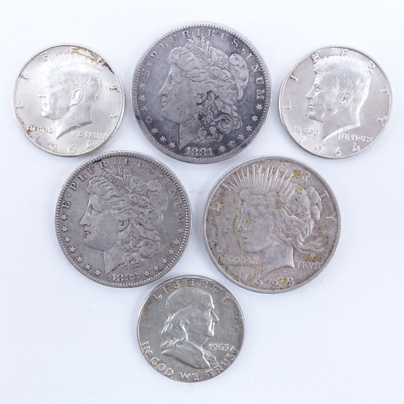 Collection of Six (6) U.S. Silver Coins