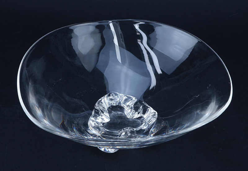 Steuben Crystal "Trillium" Bowl. 