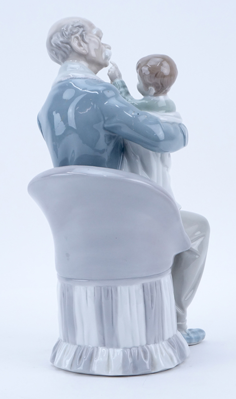Lladro Porcelain Figurine "The Grandfather" Signed.