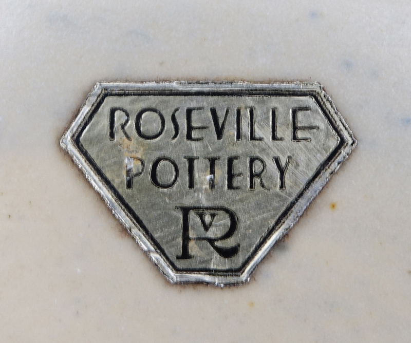Roseville Blue Pine Cone Pottery Jardiniere.