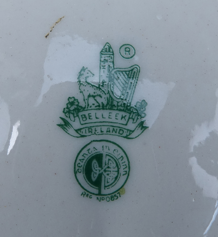 Collection of Miscellaneous Belleek Porcelain Tablewares.