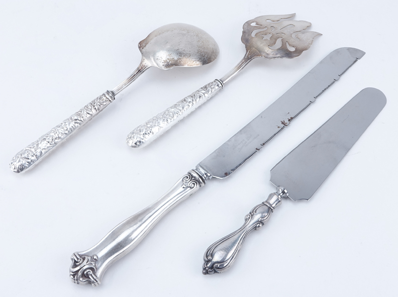 Collection of Four (4) Sterling Handled Tableware.