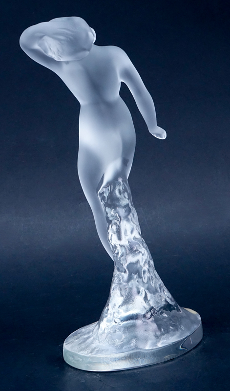 Lalique Crystal "Danseuse" Signed Lalique France. 