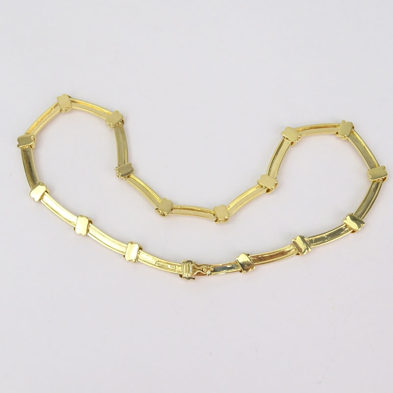 Vintage Tiffany & Co 18 Karat Yellow Gold Knot Necklace.