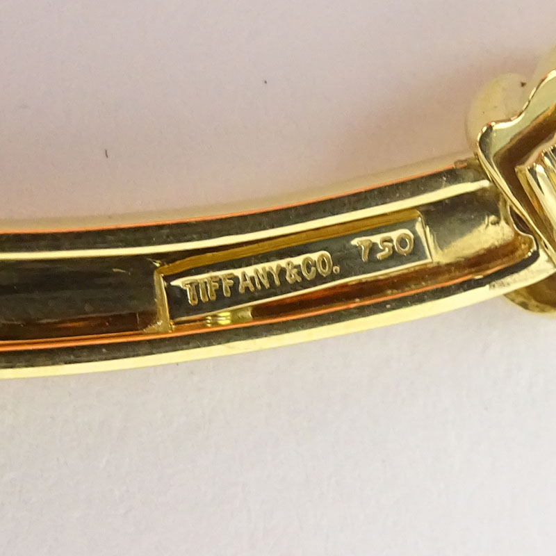 Vintage Tiffany & Co 18 Karat Yellow Gold Knot Necklace.